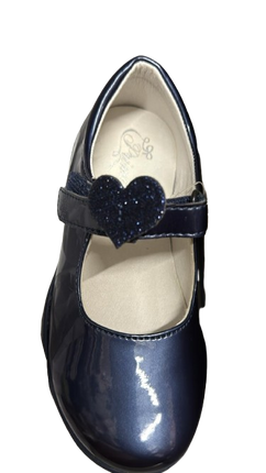 Primigi Girls' Vernice Sotto Leather Kids Shoes - Blue