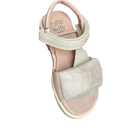 Lelli Kelly Alice Girls’ Patent Ballerina Sandals – White