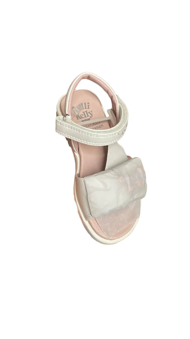 Lelli Kelly Alice Girls’ Patent Ballerina Sandals – White