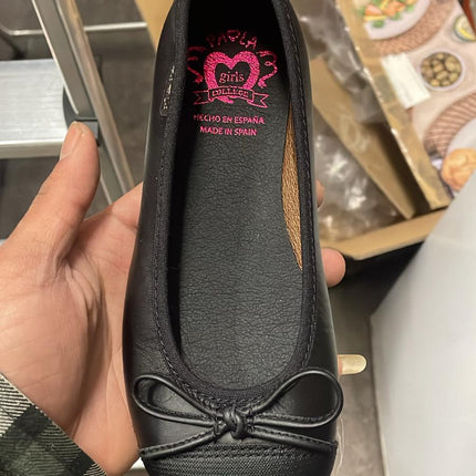 Paola Box Leather Shoes – Black