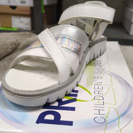 Primigi Soft Nappa Sandals – White