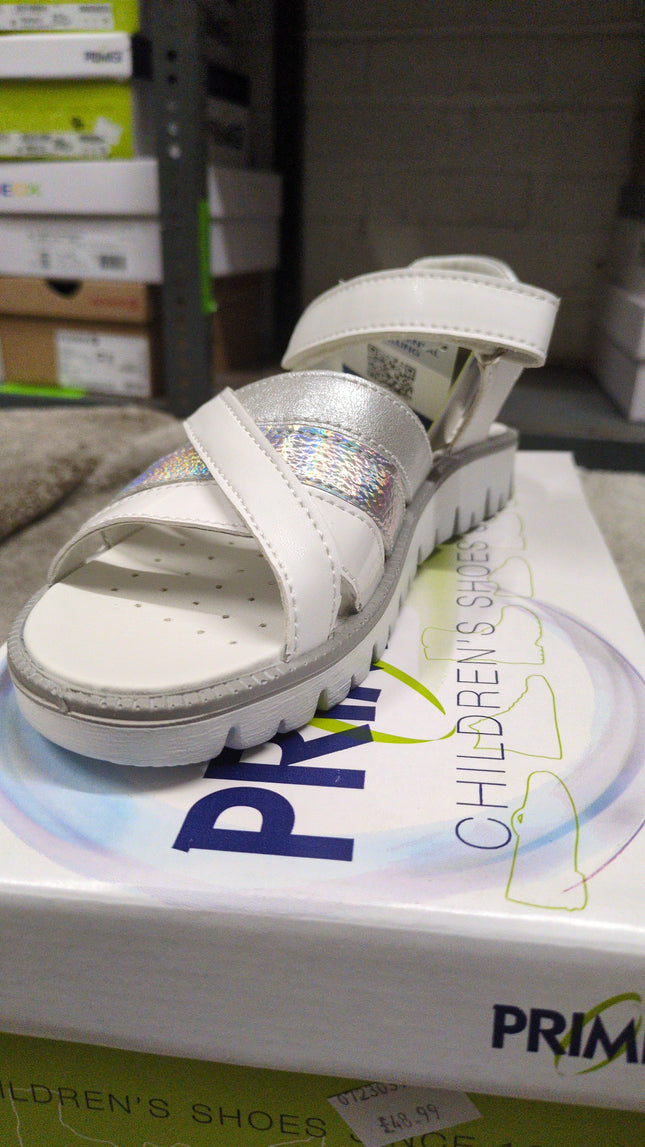 Primigi Soft Nappa Sandals – White