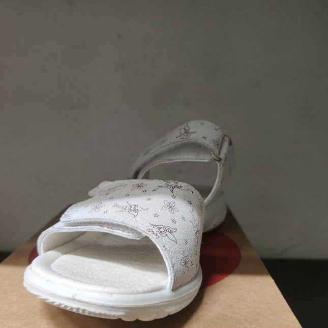 Ricosta Girls' Euiry Mittel Fit Sandals - White