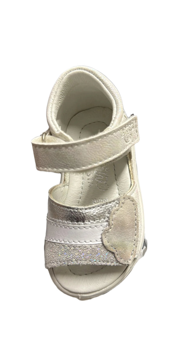 Ricosta Tia Leather Sandals - Bianco