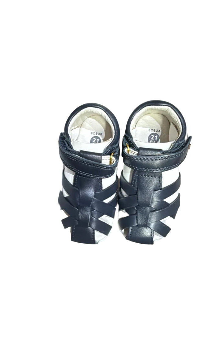 Bobux Step-Up Tropicana II BQ Leather Shoes – Navy