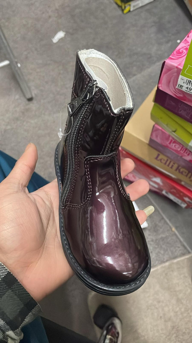 Primigi Girls' Patent Leather Dress Shoes – Burgundy