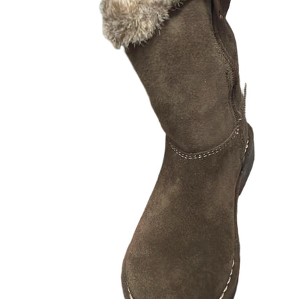 Ricosta Girls' Tex Waterproof Leather Boots – Chocolate Brown