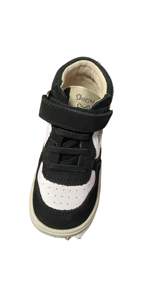 Shoesme Boys' Kids Casual Leather Shoes – Black/White