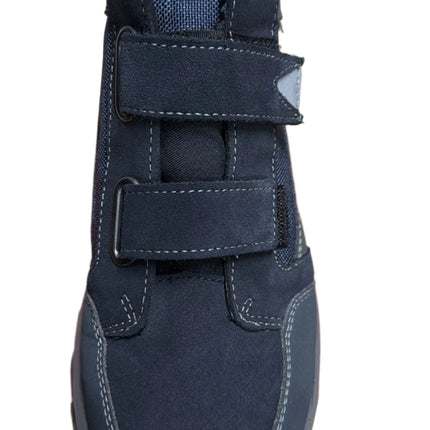 Ricosta Boys' Marvi Waterproof Boots – Sea Blue/Grey