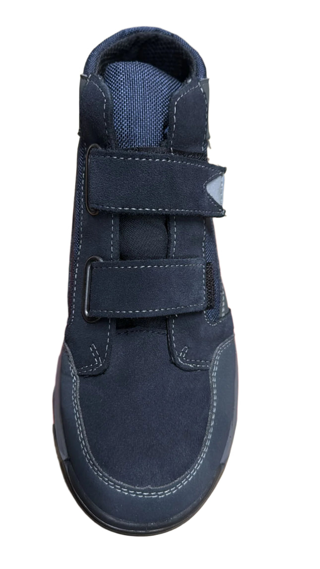 Ricosta Boys' Marvi Waterproof Boots – Sea Blue/Grey