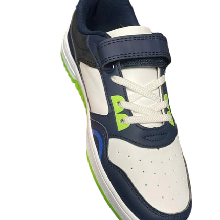 Primigi Boys’ Nappa Leather Kids Shoes - Navy/White