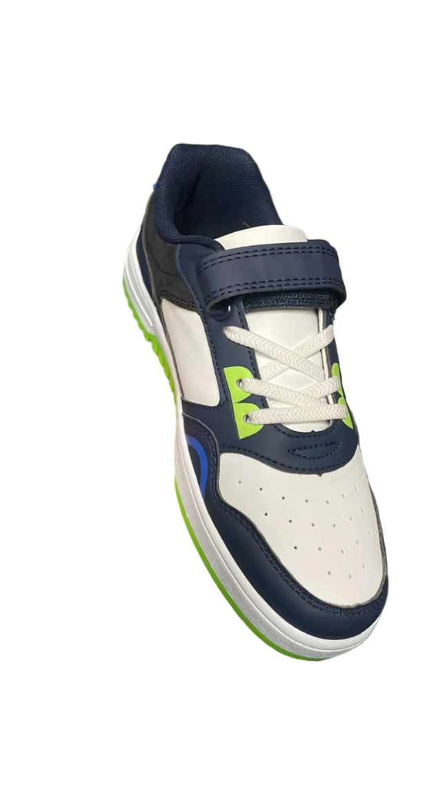 Primigi Boys’ Nappa Leather Kids Shoes - Navy/White