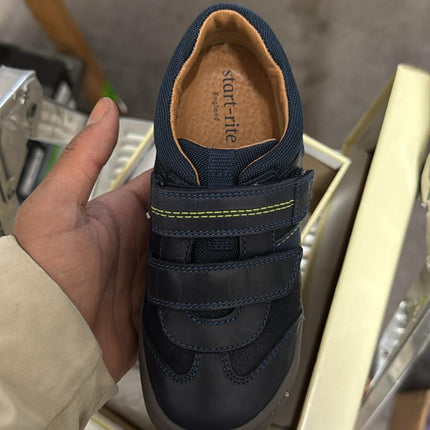 Start Rite Fluxt Leather Shoe - Navy