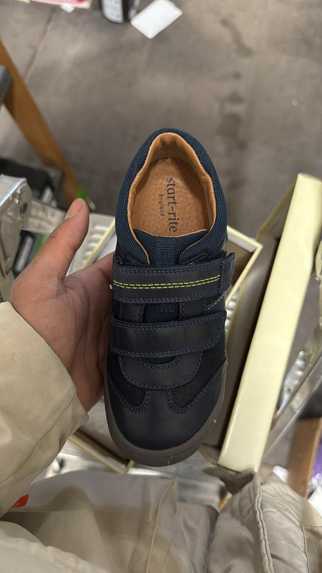 Start Rite Fluxt Leather Shoe - Navy