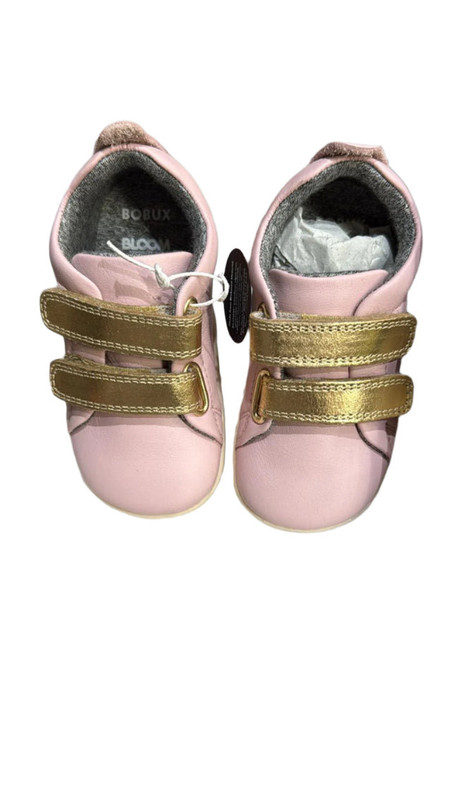 Bobux Step-Up Grass Court BQ Leather Shoes – Ballet Pink