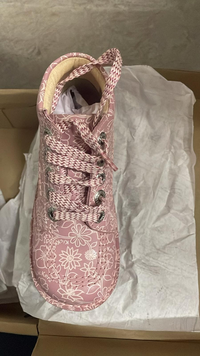 Kickers Kick HI AV 16 L THR IF Shoe - Lt Pink