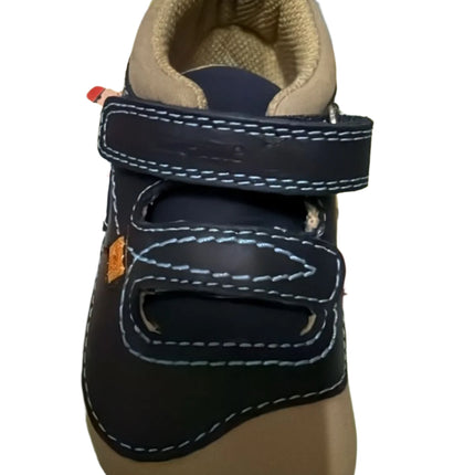 Start-Rite Yo Yo Leather Kids Shoes - Navy