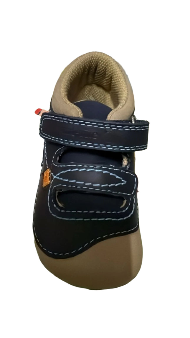 Start-Rite Yo Yo Leather Kids Shoes - Navy
