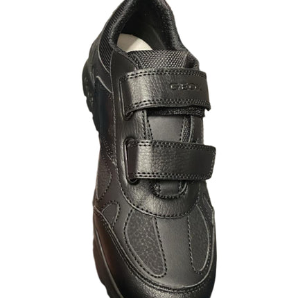 Geox J Pavel B. C Synthetic Trainers – Black