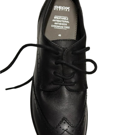 Geox Junior Casey Girls Nappa Shoes – Black