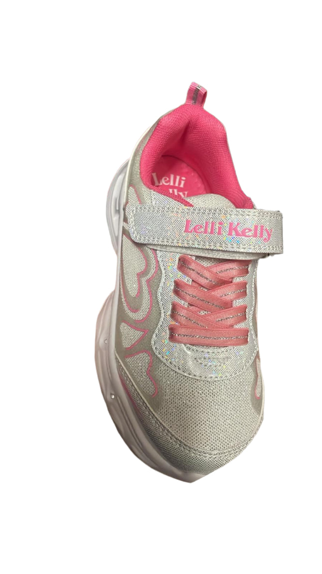 Lelli Kelly Noemi Girls’ Sparkle Mary Jane Shoes – Silver