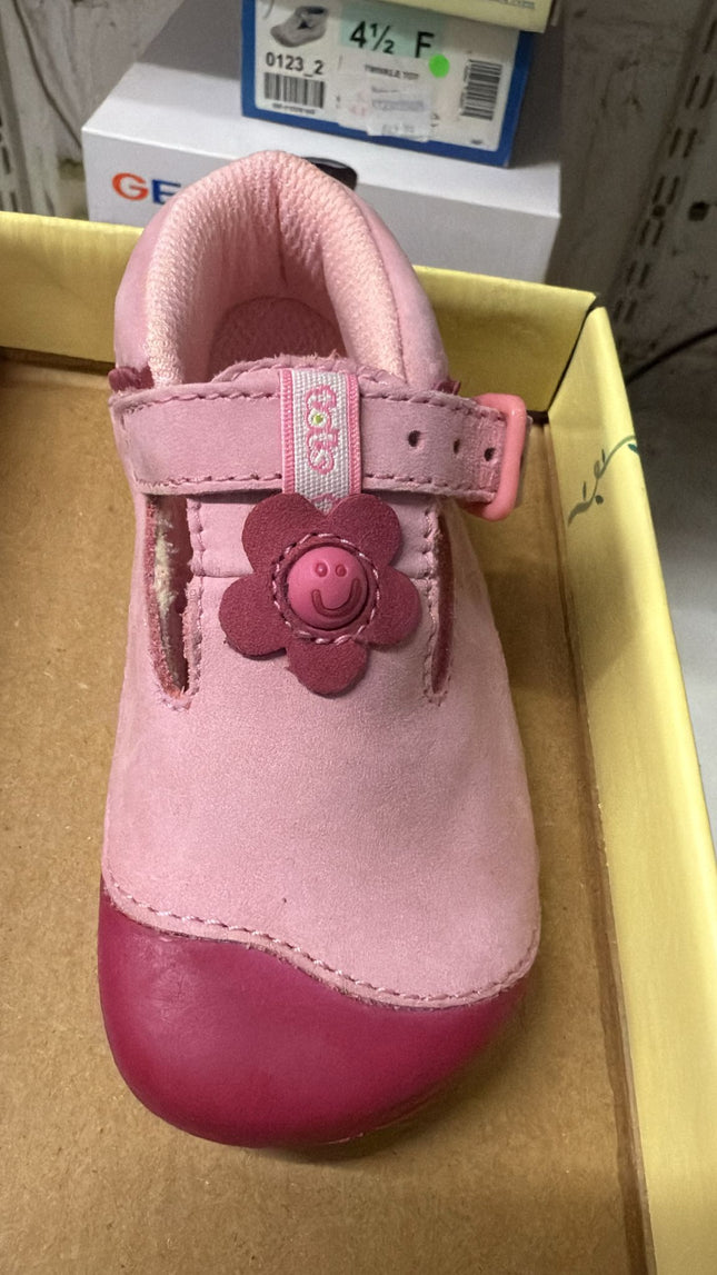 Start Rite Cutie Tot Kids Leather Shoes - Pink