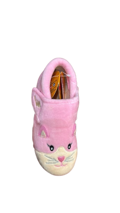 Chipmunks Kiki Girls’ Touch-Fasten Slippers – Rose Pink