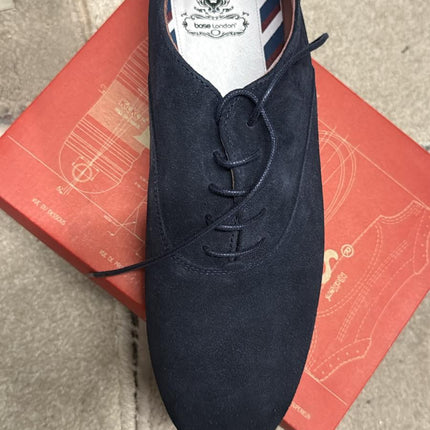 Base London Men's Suede Lace-Up Shoes – Navy