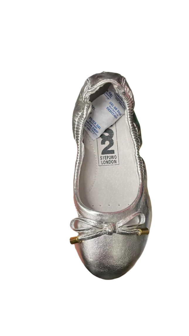 S2 Girls' Metallic Heaven Party Shoes - Silver