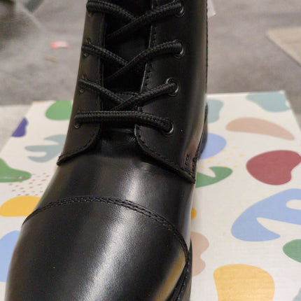 Hush Puppies Lauren Junior School Shoes - Black