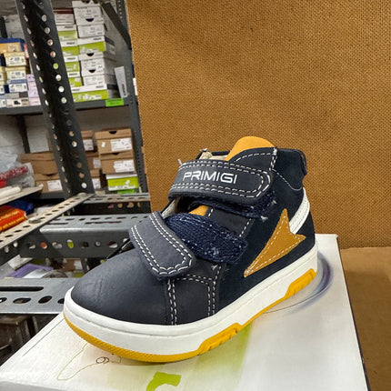 Primigi Boys’ Suede and Nubuck Leather Shoes – Dark Grey