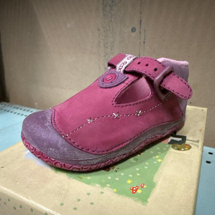 Start Rite Girls' Candy Tot Leather Kids Shoes -Rose Wine/Grape