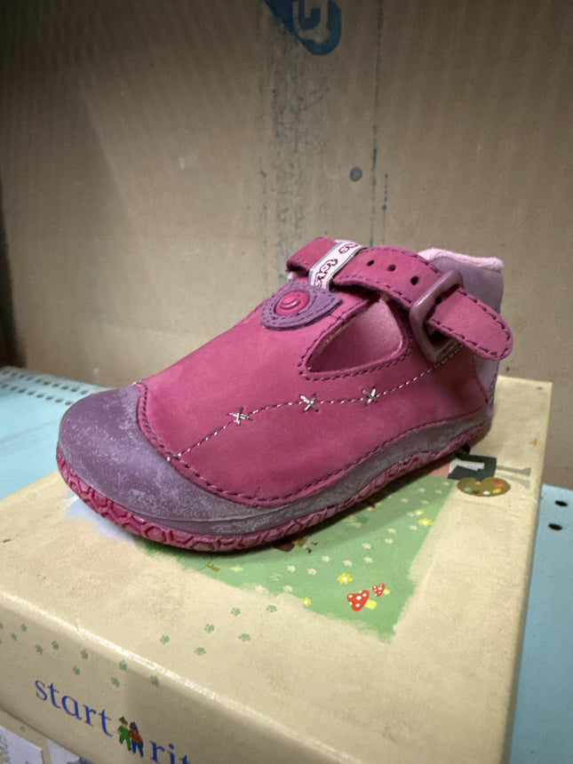 Start Rite Girls' Candy Tot Leather Kids Shoes -Rose Wine/Grape