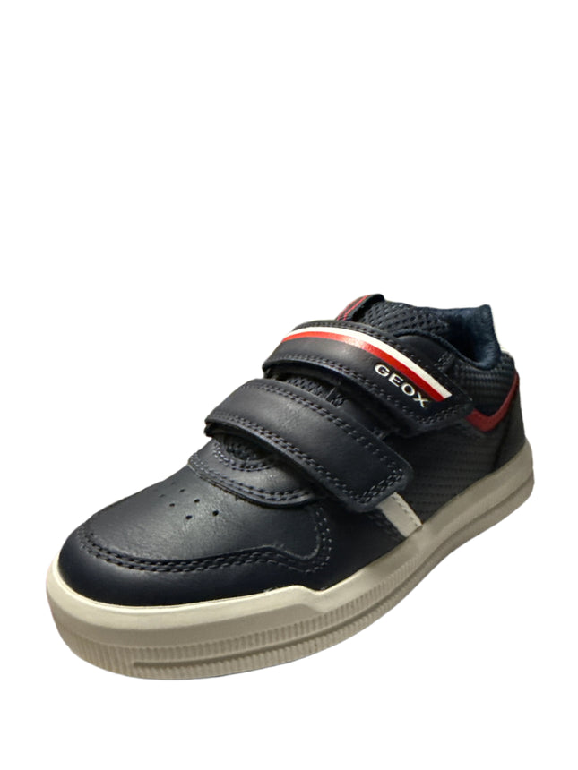 Geox Boys' Arzach Kids Shoes - Navy/Red