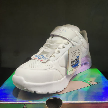 Skechers Boys' Adult Street Los Angeles Leather Shoes - White