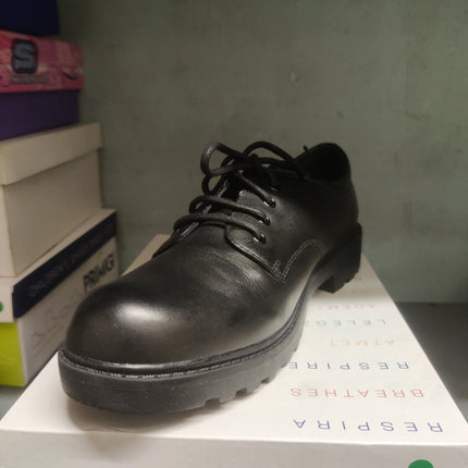 Geox Boys’ Leather Kids Shoes - Black