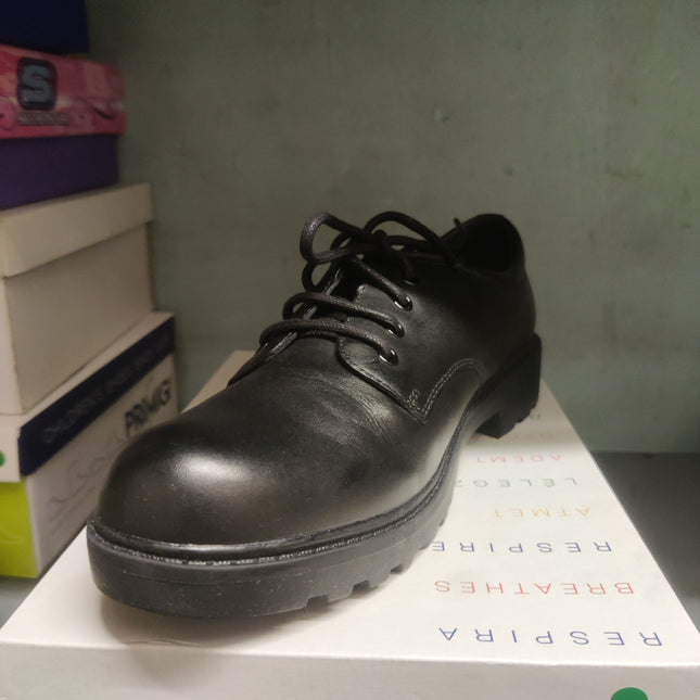 Geox Boys’ Leather Kids Shoes - Black