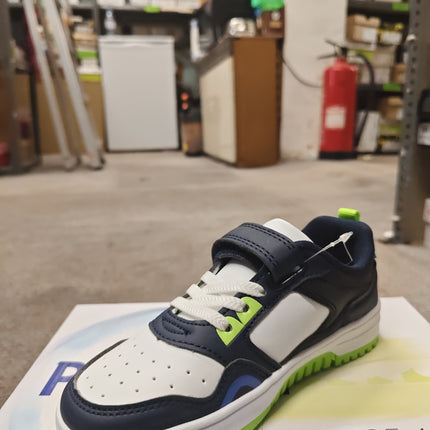 Primigi Children's Shoes Boys' Nappa PU Kids Shoes - Bianco/Navy