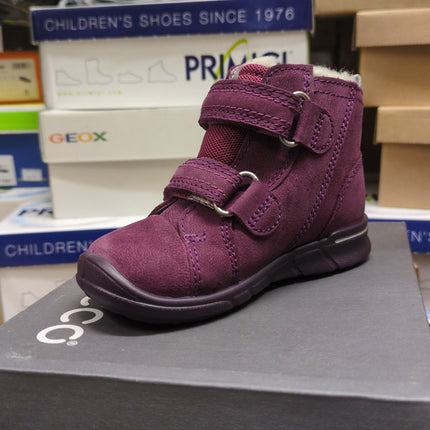 Ecco Girls' Aubergine Kids Shoes - Maroon
