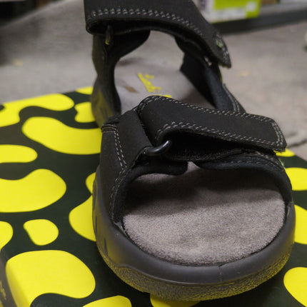 Lurchi Onny Tecbuk PU Sandals - Black