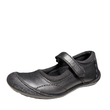 Norvic Girls' Toti Leather Kids Shoes - Black