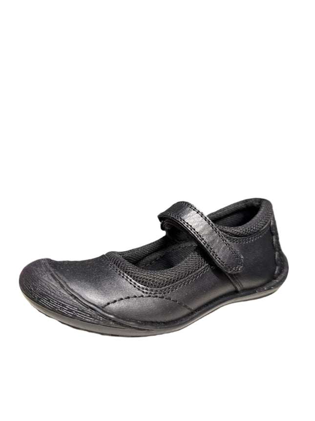 Norvic Girls' Toti Leather Kids Shoes - Black