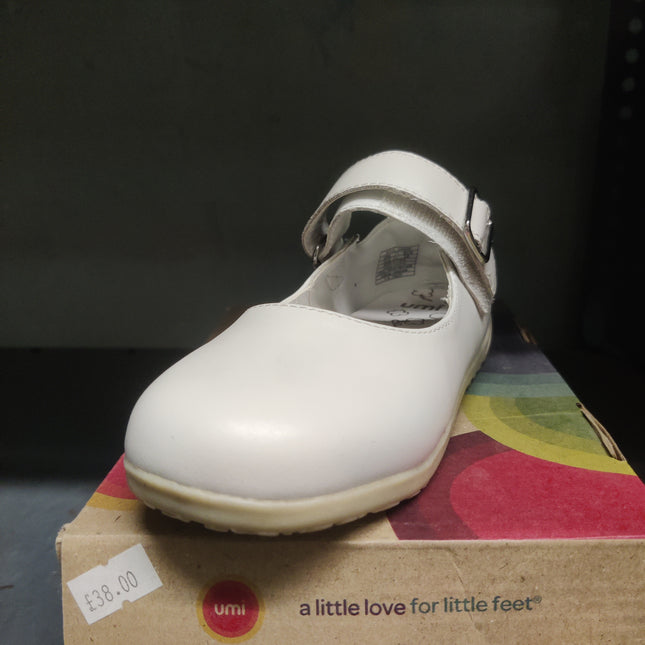 Umi Girls' Cassie Leather Kids Shoes - White