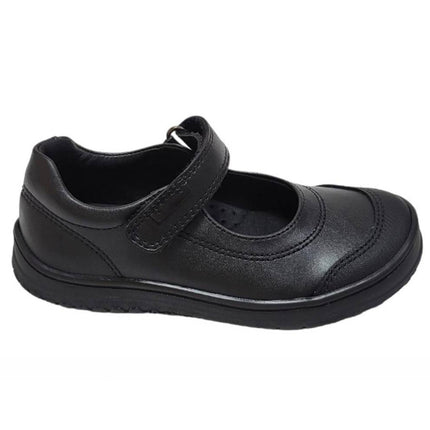 LEADER TECH NEGRO BLACK WOMEN’S LEATHER SHOE