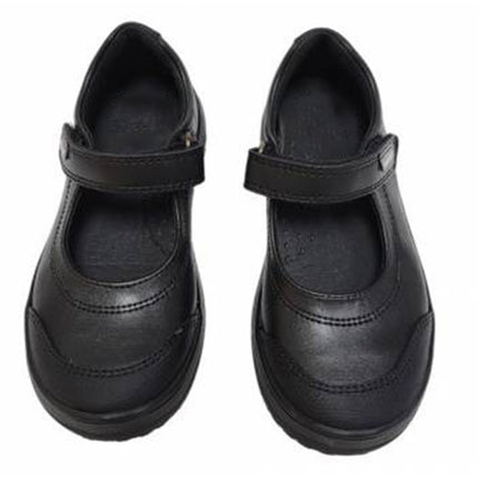 LEADER TECH NEGRO BLACK WOMEN’S LEATHER SHOE