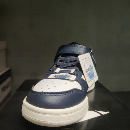 Skechers Boys' Quick Street Kids Shoes - White/Navy