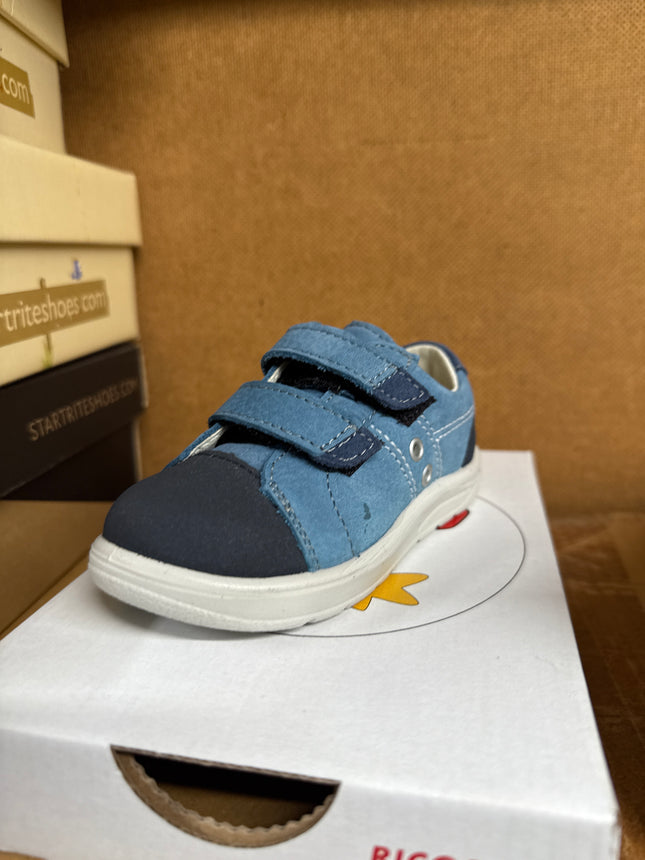 Ricosta Nippy Unisex Leather First Walking Shoes – Adriatic/Reef