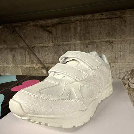 Geox J Pavel Boys’ Synthetic Trainers – White