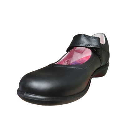 Ricosta Beth Girls' Medium Fit Leather Shoes – Black