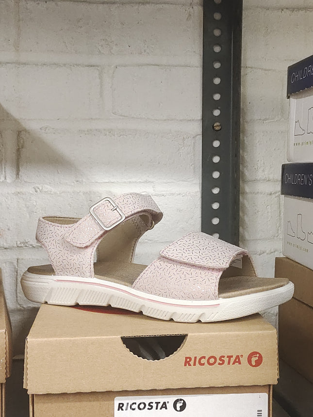 Ricosta Girls’ Sandals - White/Pink